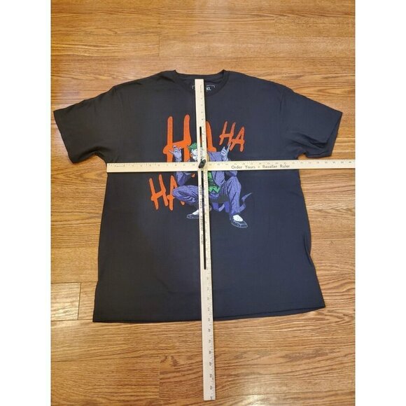 Batman Joker Graphic T-shirt Men's Size XL  Black Civil Assets Collab Short slee - Picture 5 of 6